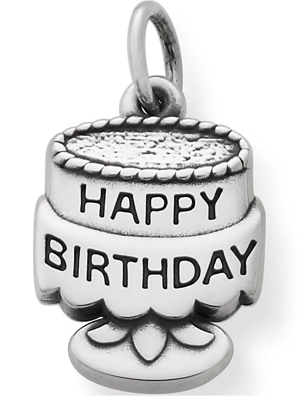 James Avery Sterling Silver Retired “Happy Birthday" Cake Charm